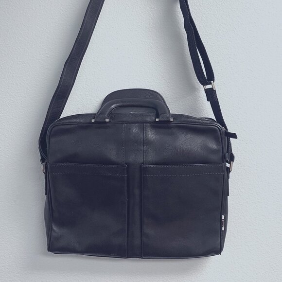 SALVATORE FERRAGAMO REVIVAL LEATHER BRIEFCASE - M/F - Picture 1 of 6